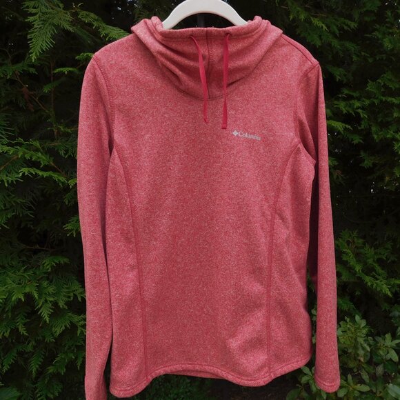 Columbia Reddish-Heather Adjustable Cowl-Neck Hoodie - Picture 1 of 3